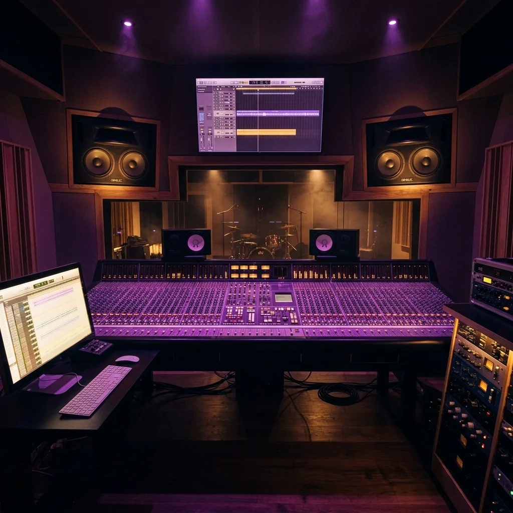 Professional music studio